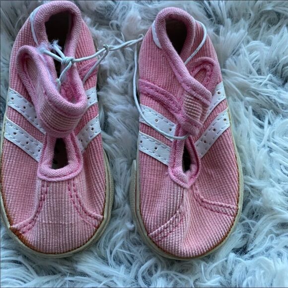 Koala Kids Girl Canvas Slip On Shoes with Velcro - Picture 6 of 11